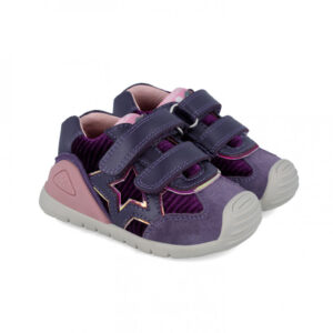 Pantofi din piele Biomecanics 241111-B783 Fete