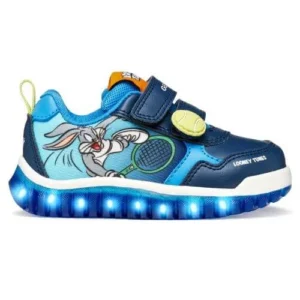 Pantofi Bugs Bunny cu LED Geox B655ZB-05411-CB44D