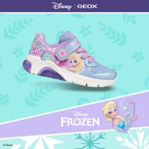 Pantofi fete Geox Fadinlight x Disney Princess Frozen