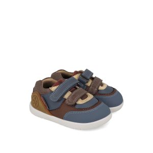 Pantofi barefoot din piele băieți Biomecanics 261151-C556