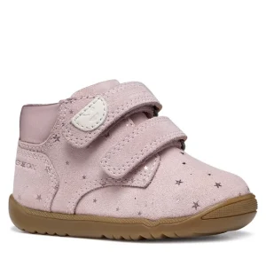 Pantofi primii pași fete Geox Macchia roz – B164PC 0BSNF C8014